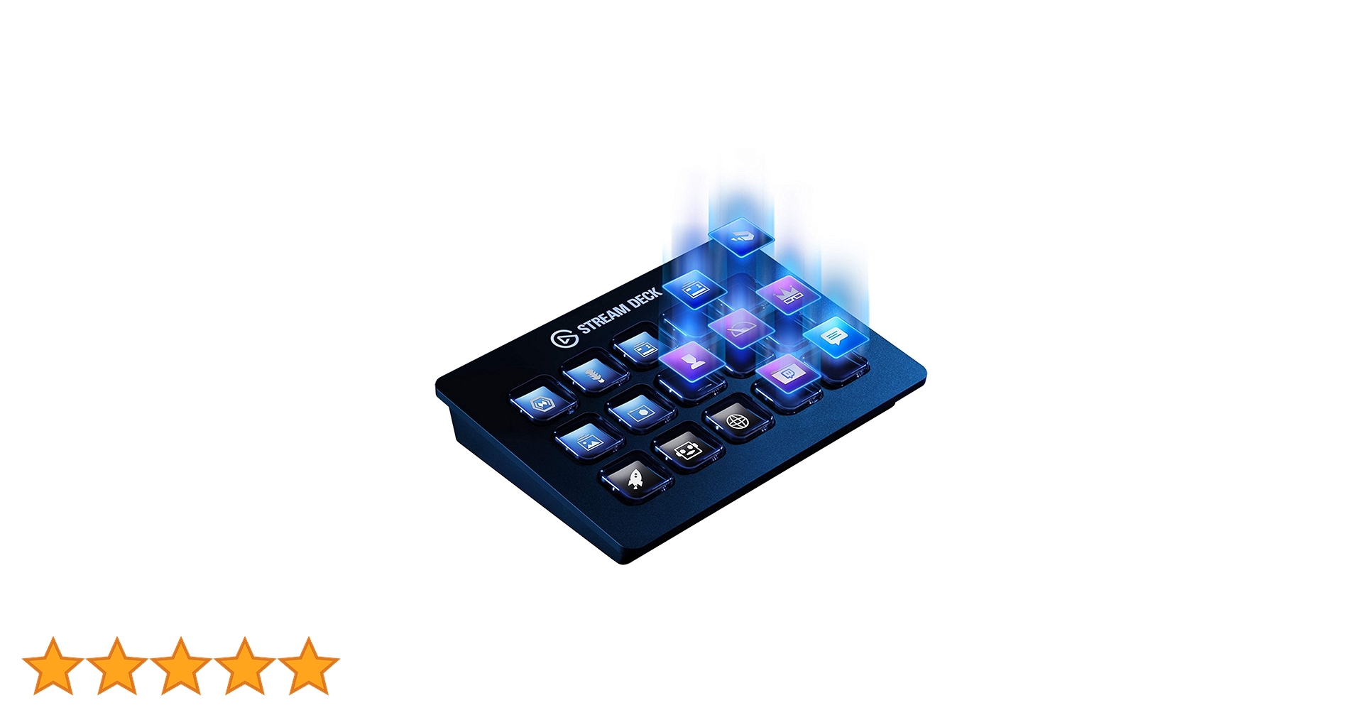 Stream Deck Elgato Médio, 15 Teclas Personalizáveis de LCD